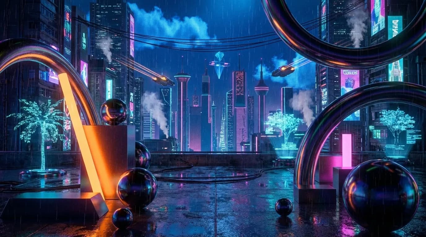 Synthwave Background