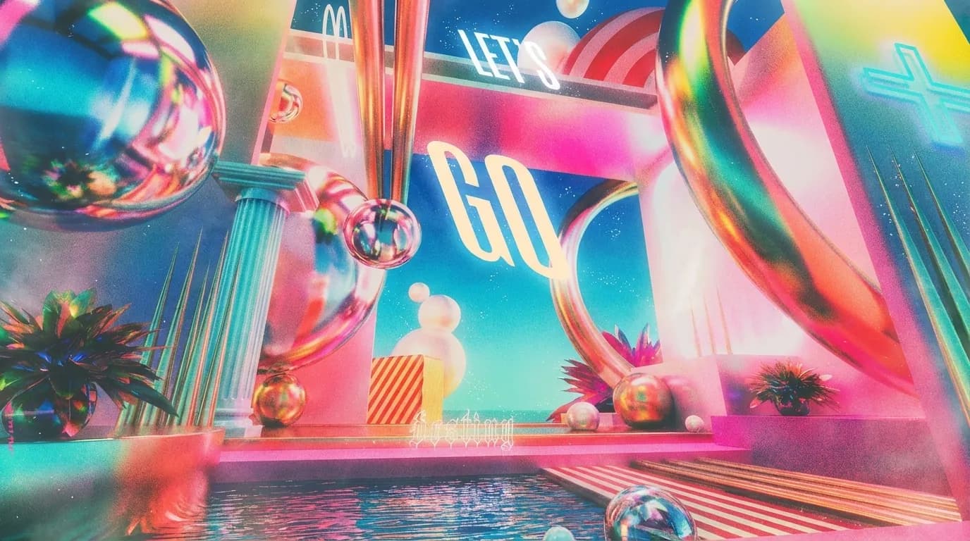 Synthwave Background