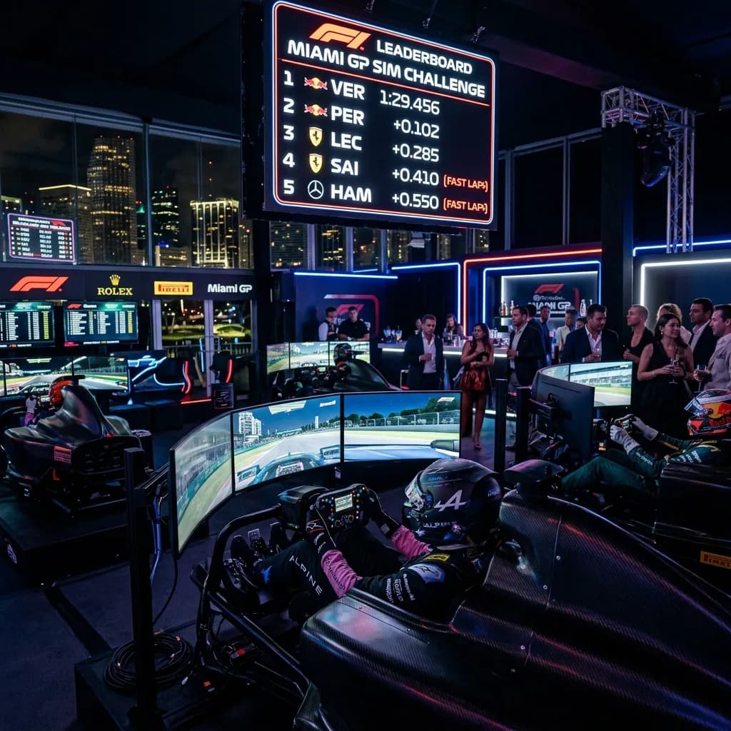 F1 Miami 2025 — "The Move" Album Release Popup