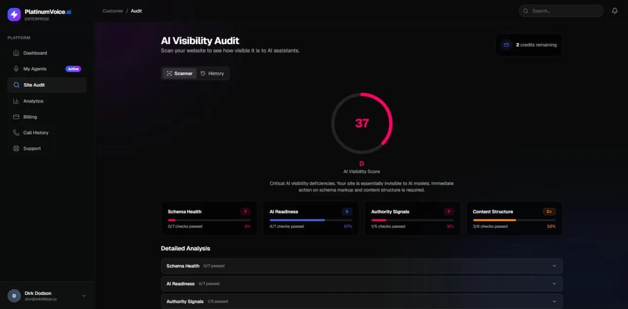 GEO Platform & Platinum Voice AI screenshot 3